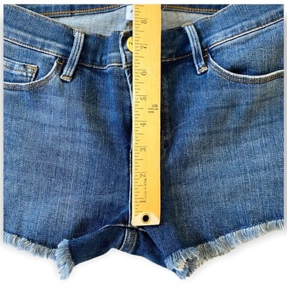 FRAME Le Cut Off‎ Denim Shorts In Williams Size 25 - Picture 10 of 11